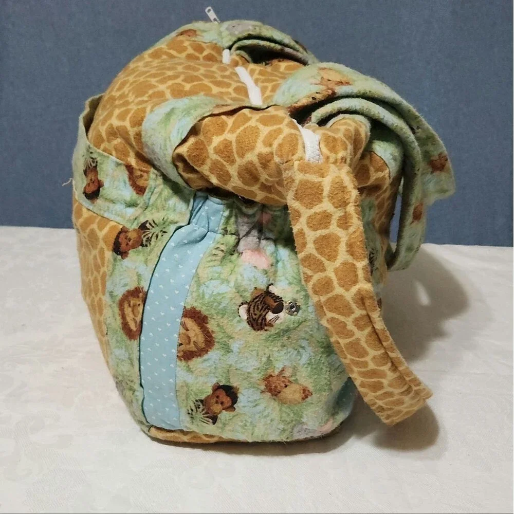 Handmade Safari diaper bag